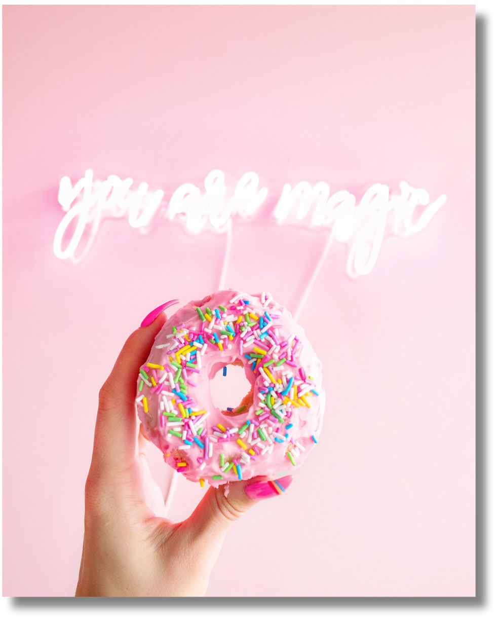 Donut, you are magic, clients pinkneo